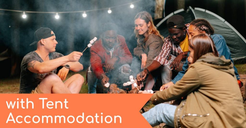 Hot Air Balloon Overnight with TENT Stay, BBQ Dinner, and Desert Activities