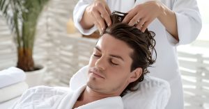 Hot Oil Head Massage